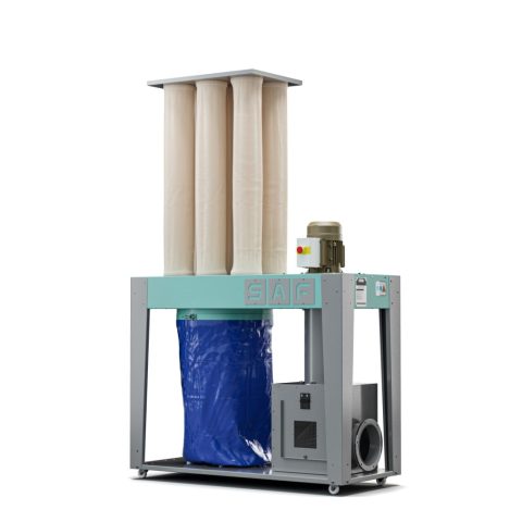 S-2500-1-T Torbalı ve Parça Tutuculu Mobil Toz Toplayıcı, Safteknik, Havalandırma, Mobilya, Ahşap