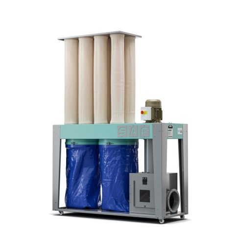 S-2500-2-T Torbalı ve Parça Tutuculu Mobil Toz Toplayıcı, Safteknik, Havalandırma, Mobilya, Ahşap