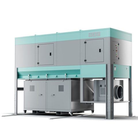 SK-12500 Metal Konteynerli, Parça Tutuculu ve Temizlemeli Mobil Toz Toplayıcı, Toz Toplama Sistemleri, Safteknik, Havalandırma, Mobilya, Ahşap